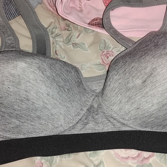 Gray and Black Women's Bra - Picture 1 of 1